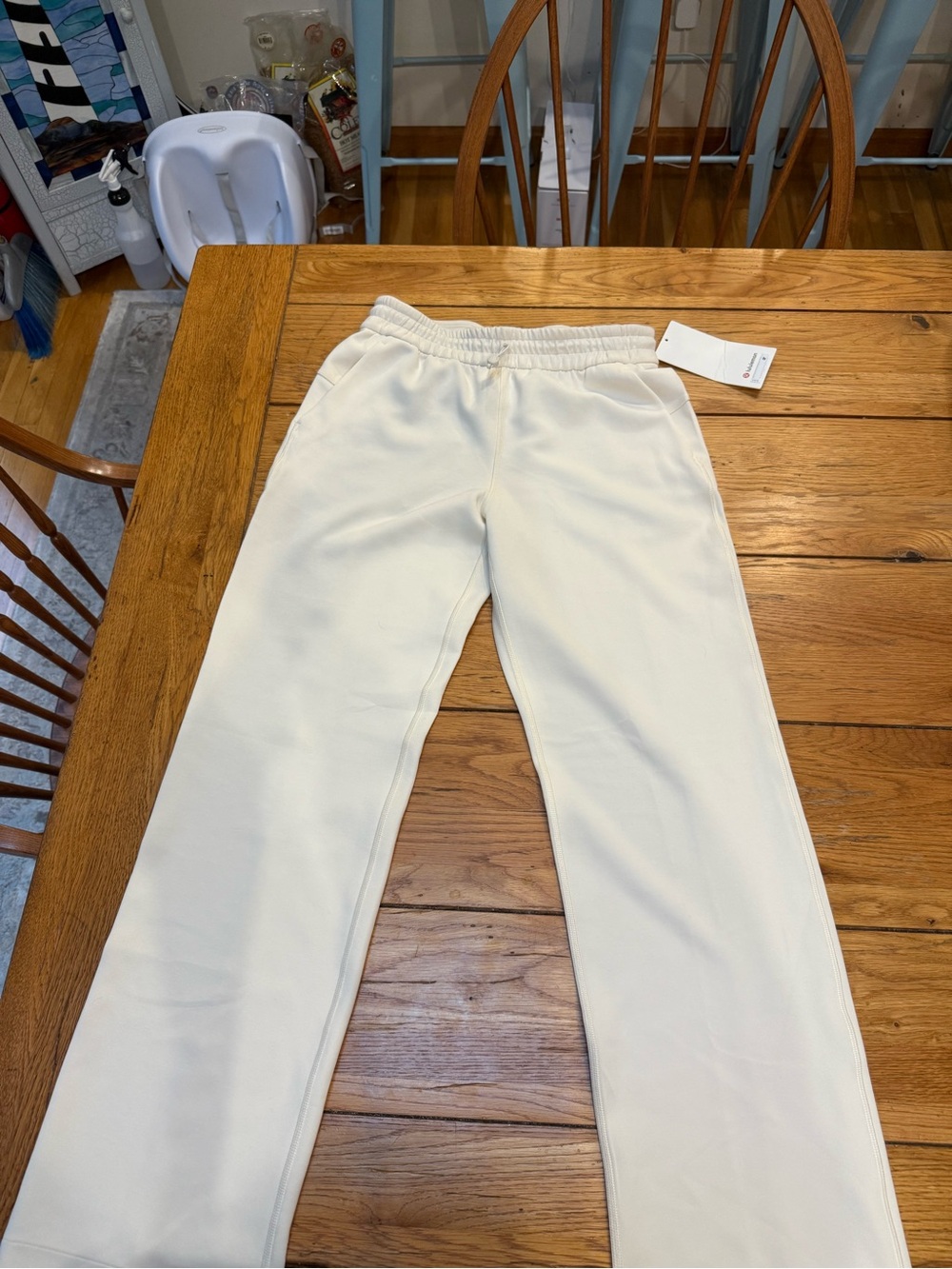 lululemon athletica Cream Wide Leg Pants